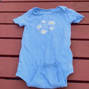 Five for 25 Joe Fresh 100%  cotton onesie with Daisy pattern